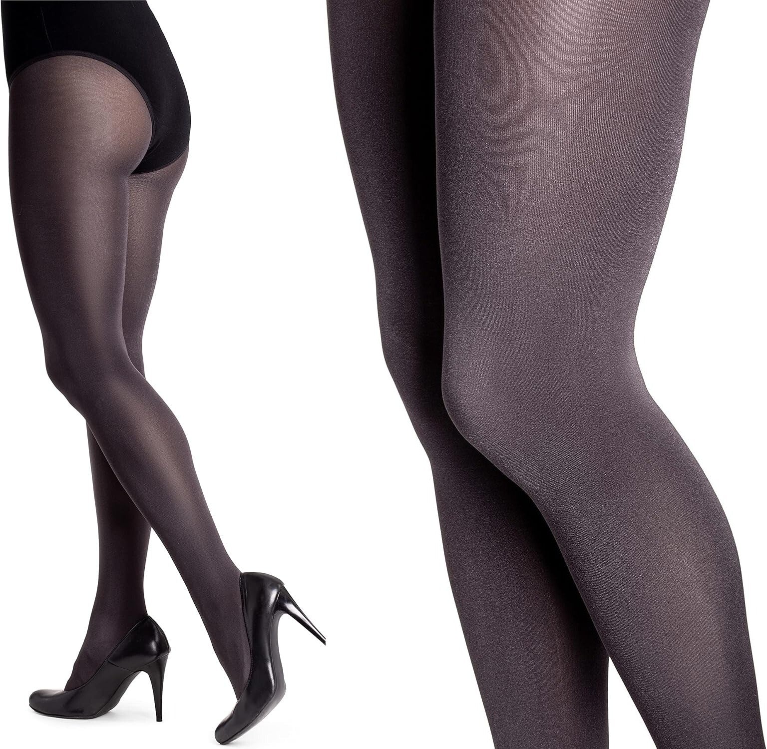 Lucido Satin Gloss Opaque Tights Sizes S - XL Sexy Shiny Wet Look 100 Denier